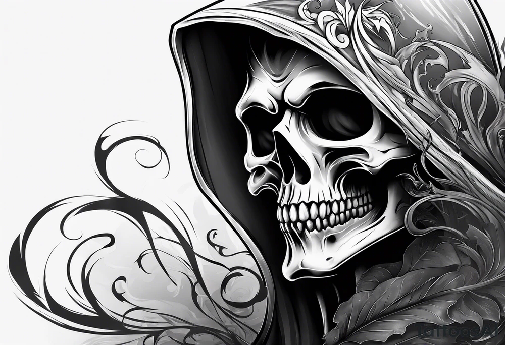 GRIM REAPER
WITH SMOKE tattoo idea