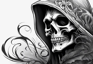 GRIM REAPER
WITH SMOKE tattoo idea