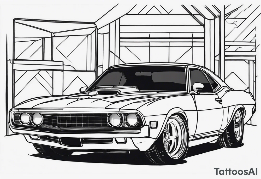 car tattoo idea
