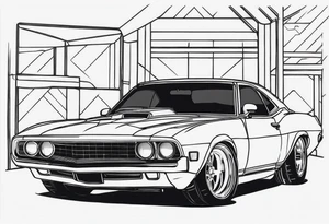 car tattoo idea