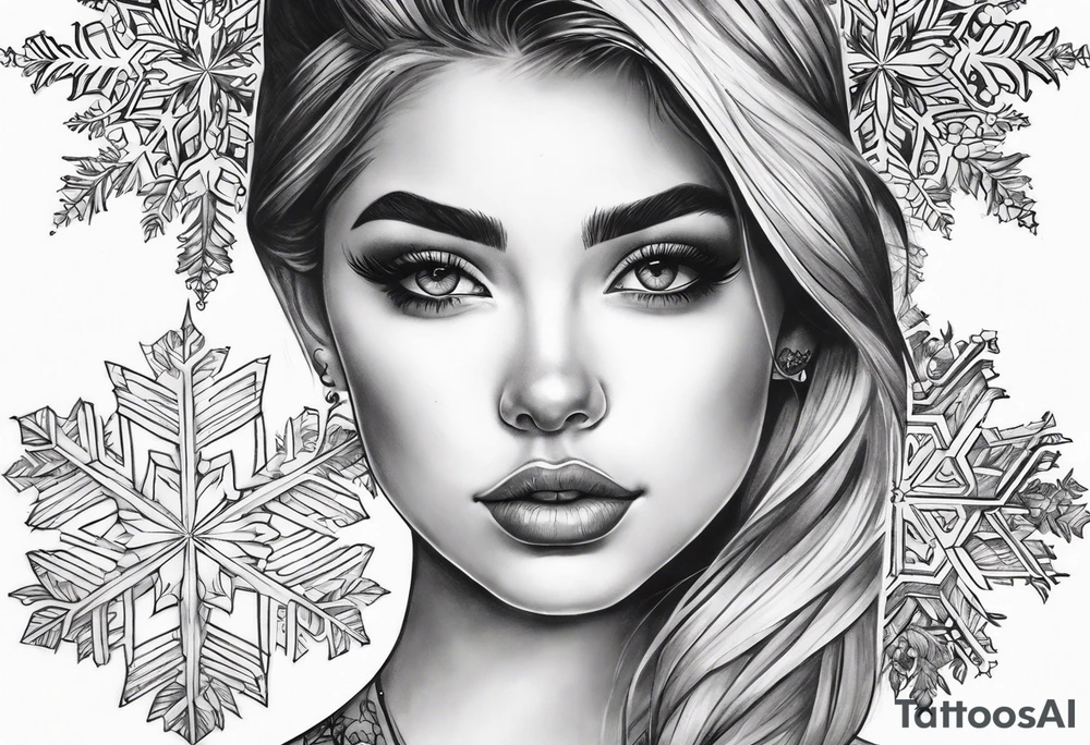 Snowflakes, small tattoo idea