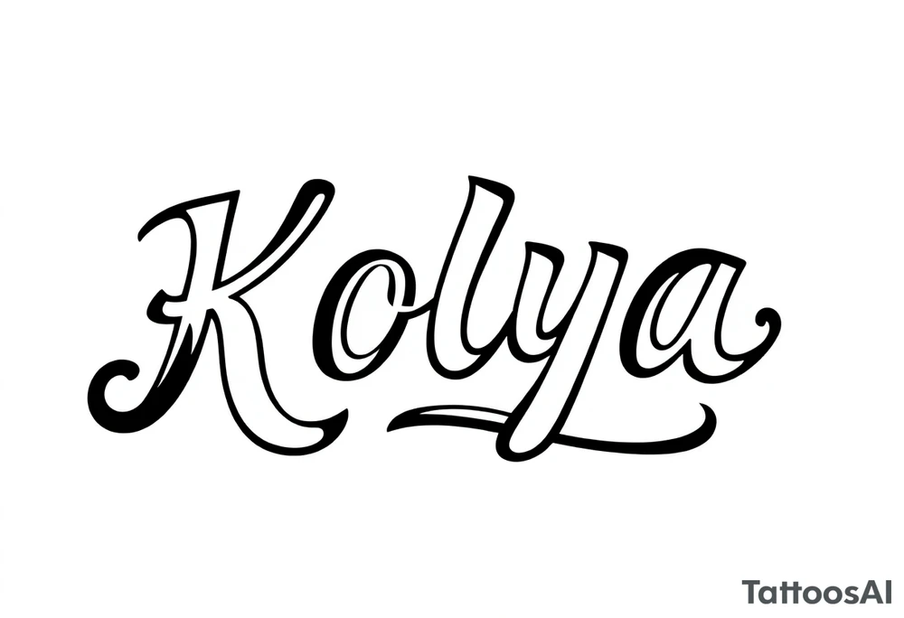 Kolya tattoo idea
