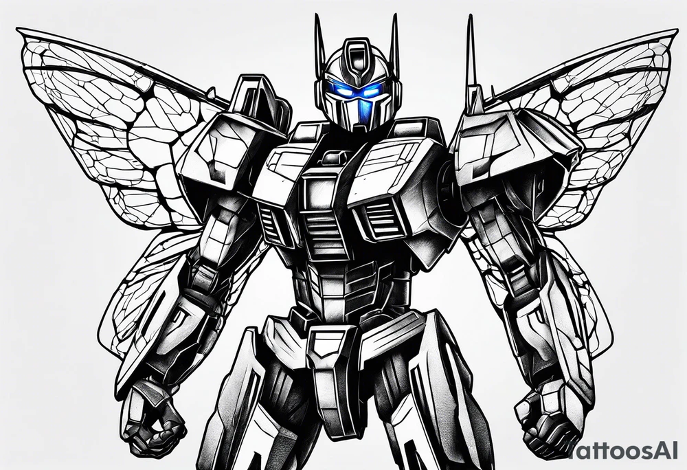 Optimus prime, halo, butterfly, saxophone, power ranger tattoo idea