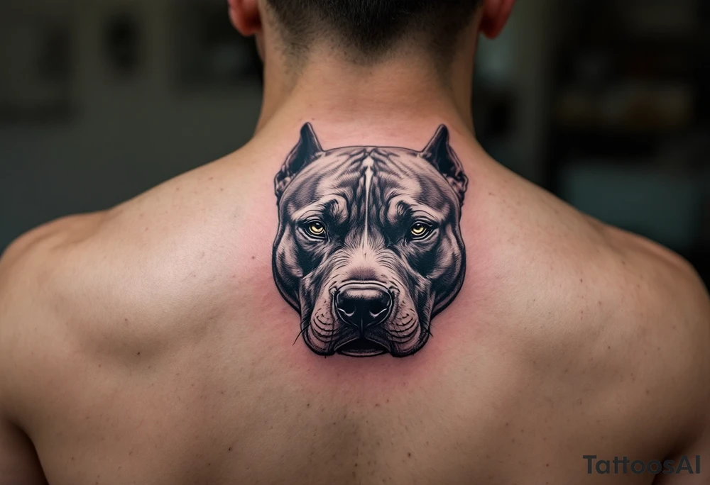 pitbull tattoo tattoo idea