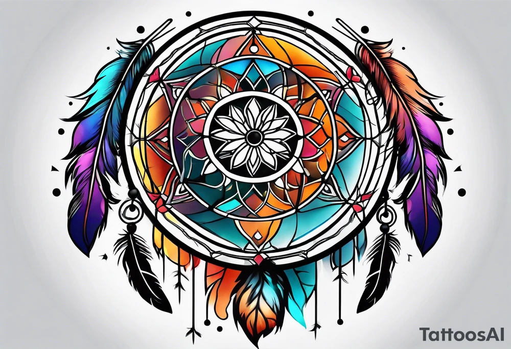Dream catcher tattoo idea