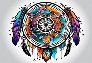Dream catcher tattoo idea