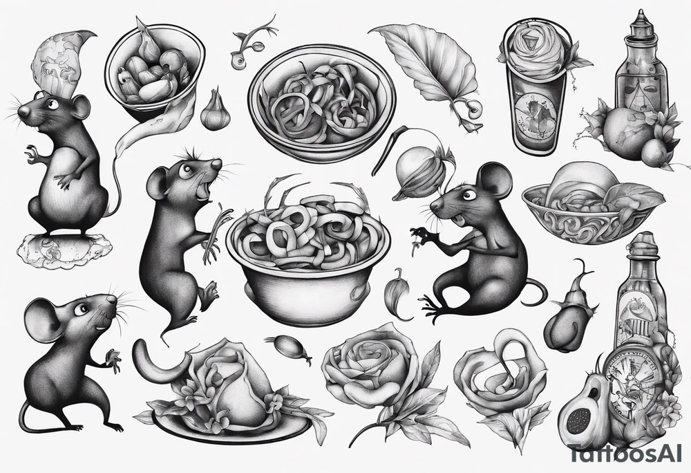 ratatouille tattoo idea