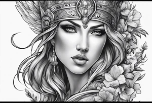 full left arm sleeve with greek mythology tattoo idea