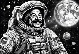 spartan, outer space, einstein tattoo idea
