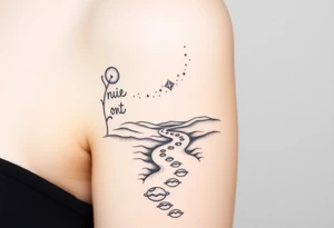 Pathway to earth 
scene leading to the cosmos tattoo idea