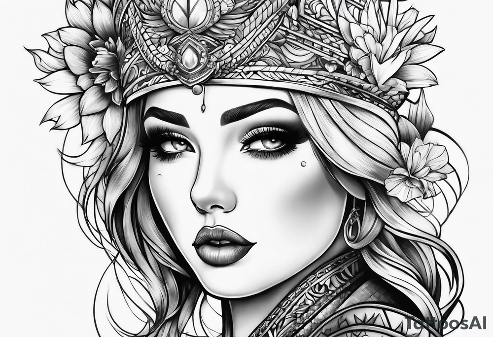 Women tattoo idea