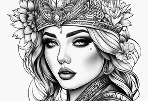Women tattoo idea