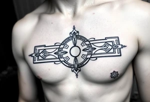 Roman key tattoo idea