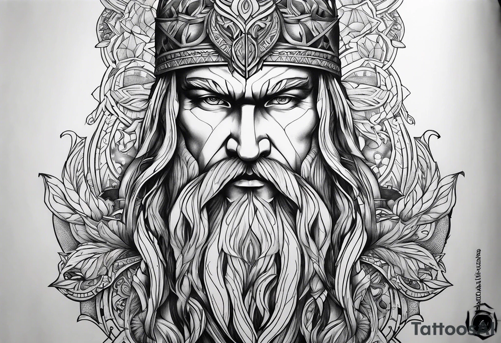 iskandinav, odin tattoo idea