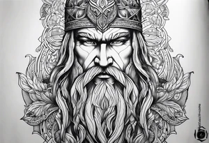 iskandinav, odin tattoo idea