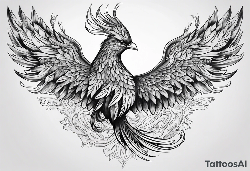 Phoenix tattoo idea