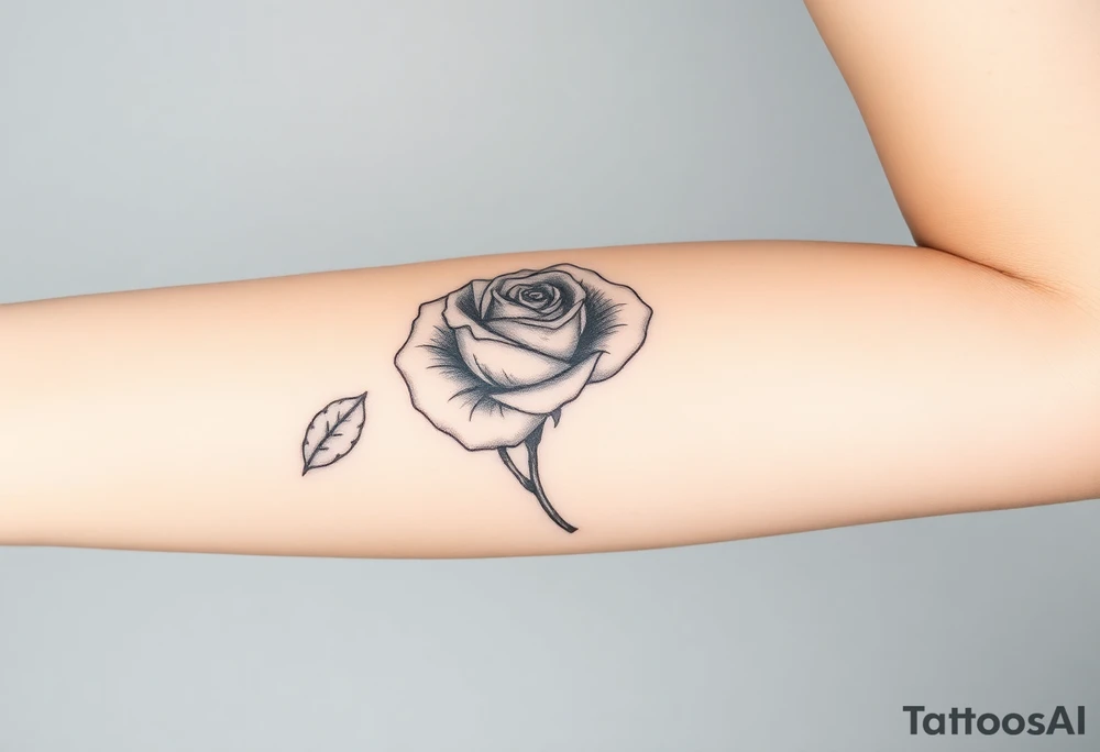 rose tattoo idea