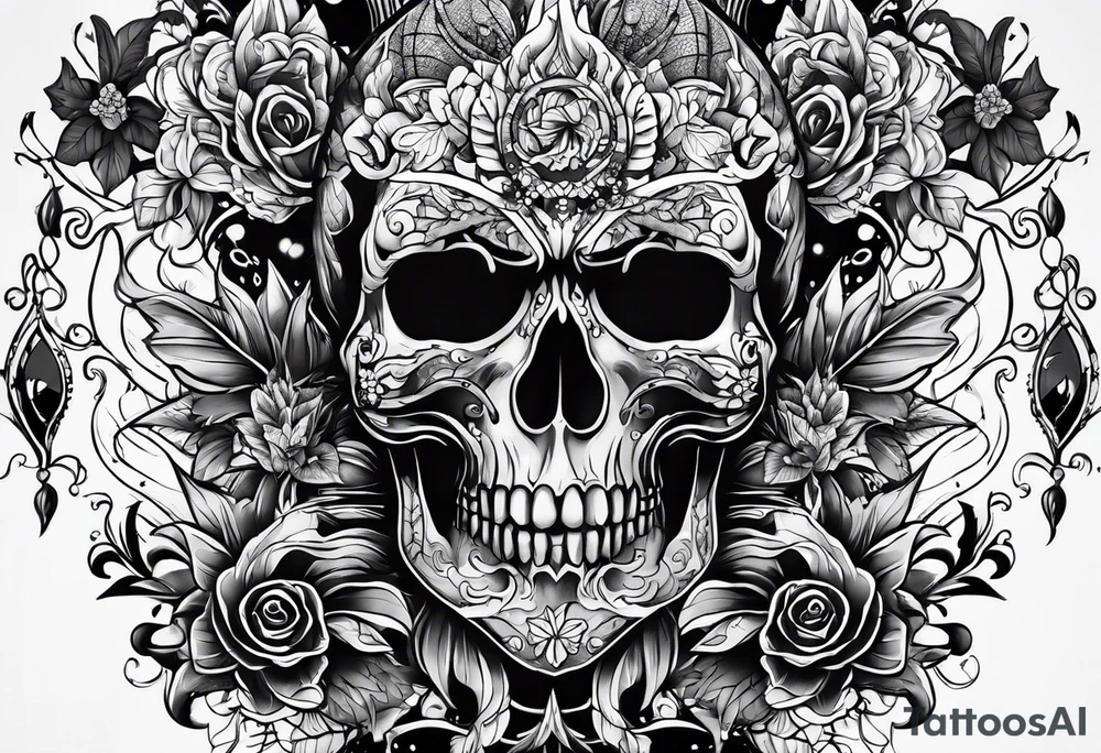 Spooky tattoo idea