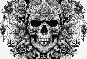 Spooky tattoo idea