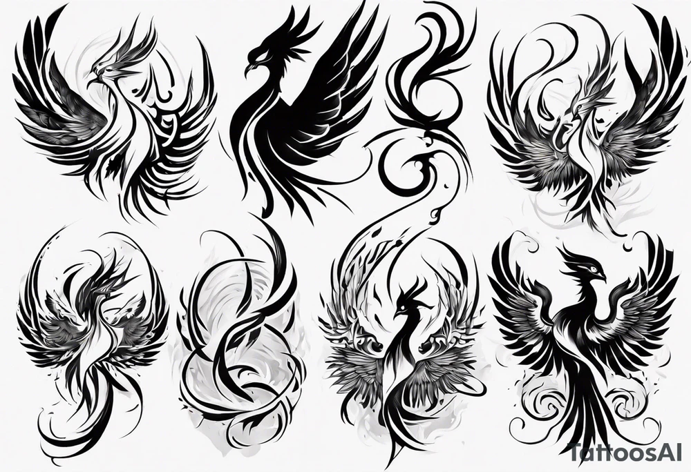 Phoenix tattoo idea