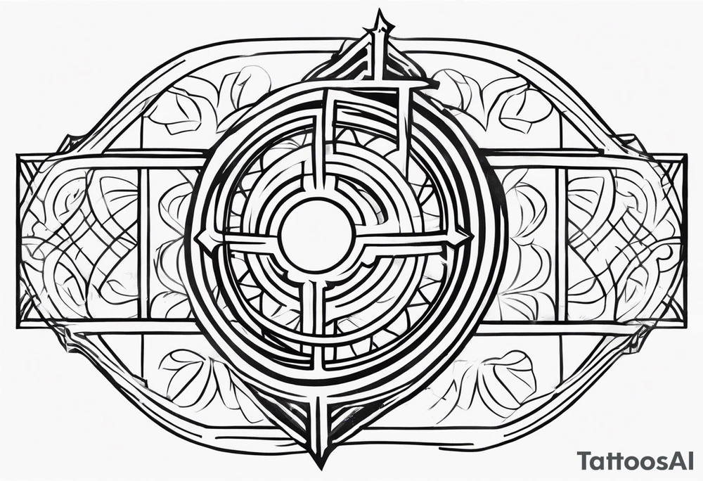 The symbol of Matthias in the bible tattoo idea