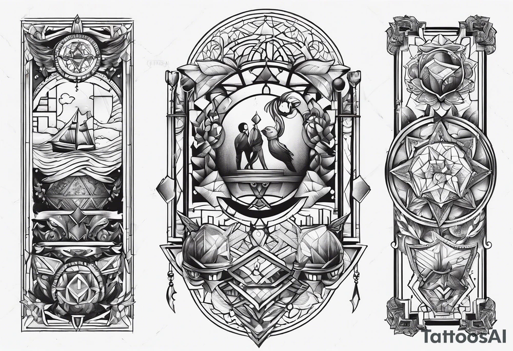 fathers tattoo for 3 children tattoo tattoo idea