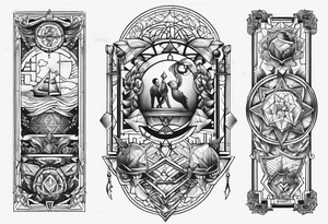 fathers tattoo for 3 children tattoo tattoo idea