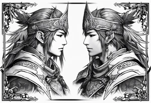 Final Fantasy XIV Warrior tattoo idea