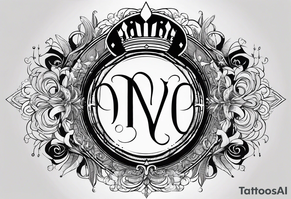Onika Grace" is a beautiful name that carries a strong sense of purpose and elegance. Incorporating symbols like a halo or a crown into the logo would create a powerful visual identity, emphasizing the brand's divine and graceful message. tattoo idea
