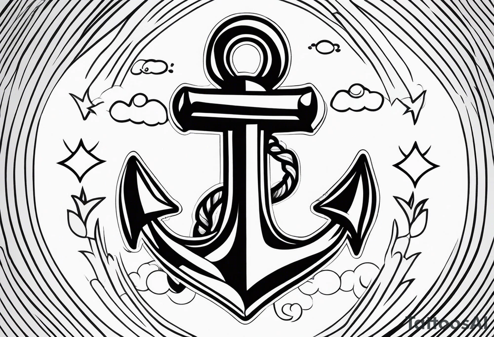 anchor tattoo idea