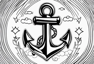 anchor tattoo idea