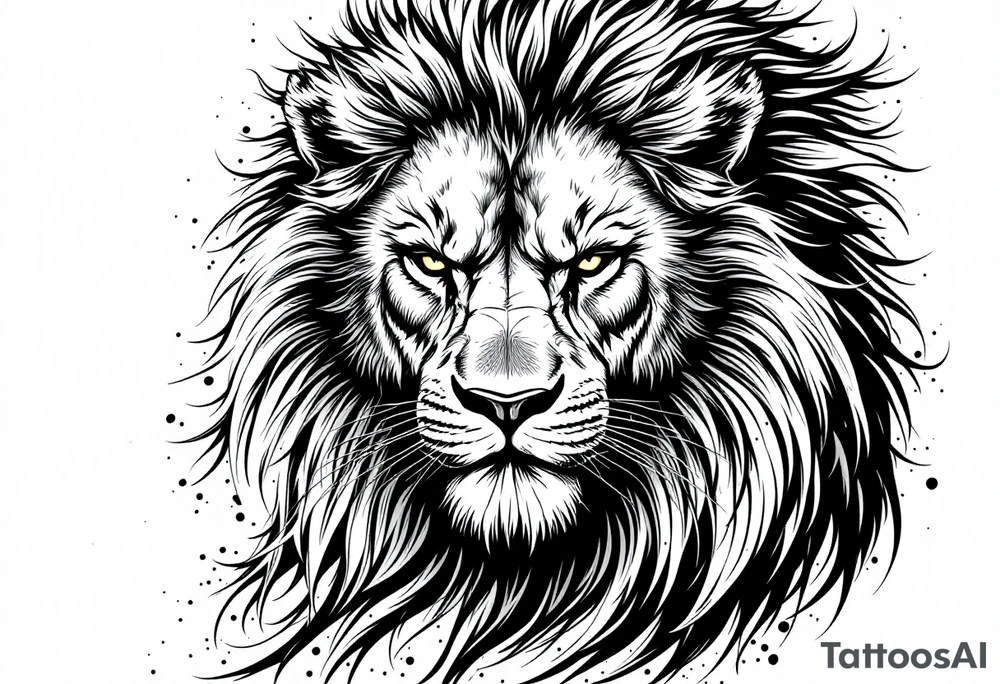 Lion gardien chinois tattoo idea