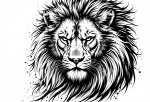 Lion gardien chinois tattoo idea