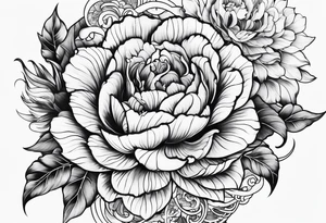traditional chinese painting tattoo idea
