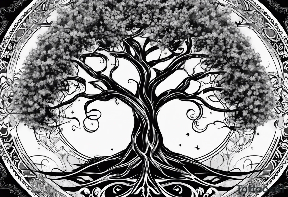 tree of life tattoo idea
