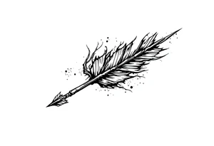 a simple arrow tattoo idea