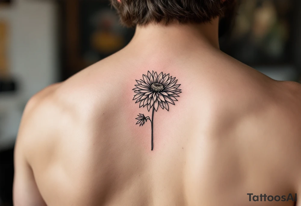 Chrysanthemum tattoo idea