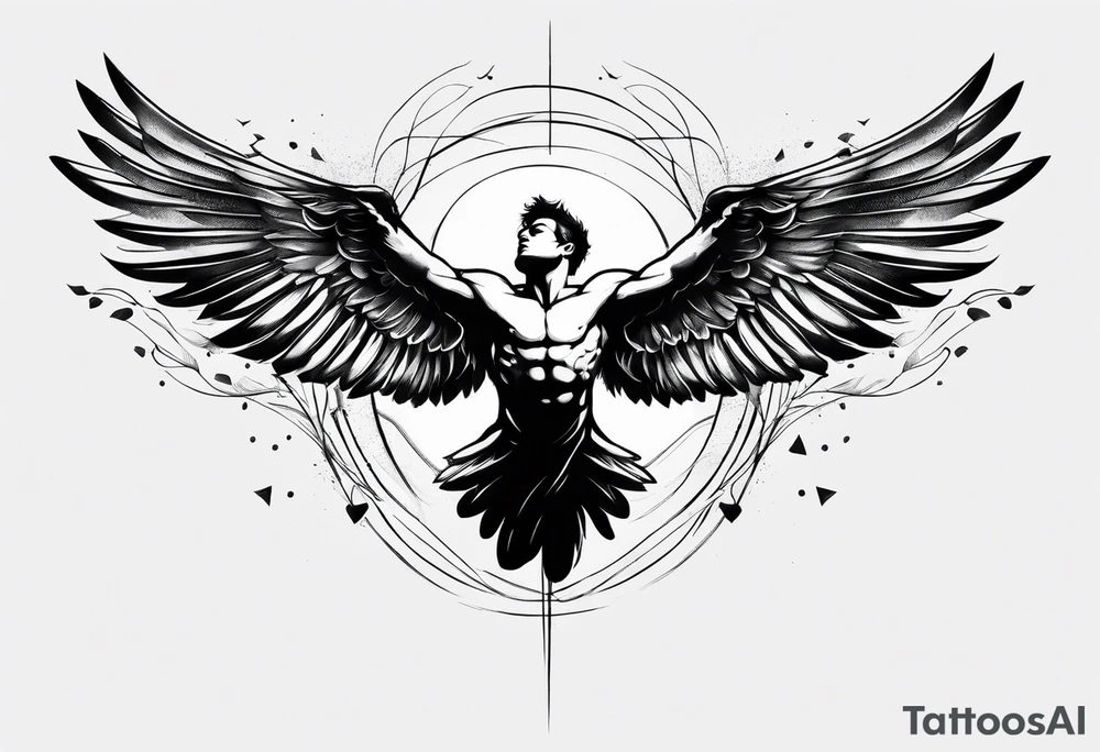 icarus falling tattoo idea