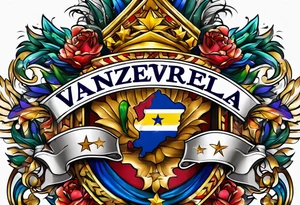 Venezuela letters tattoo idea