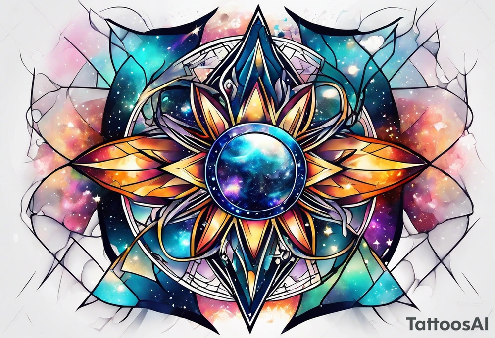 Galaxy tattoo idea