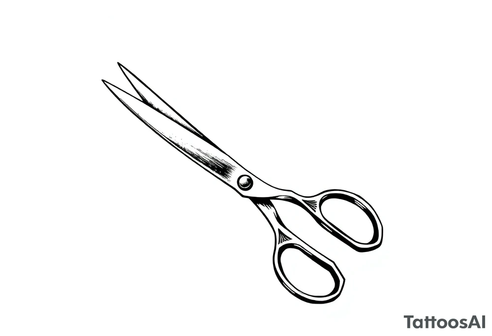 Scissors tattoo idea