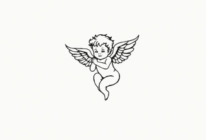 cherub tattoo idea