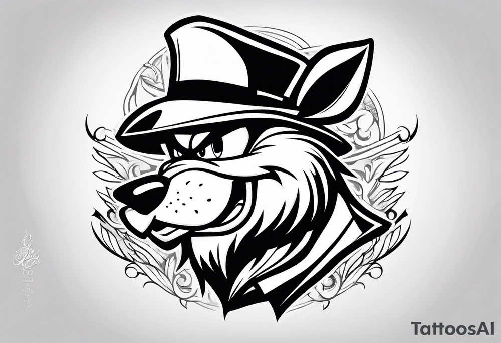 The looney tunes character taz tattoo idea