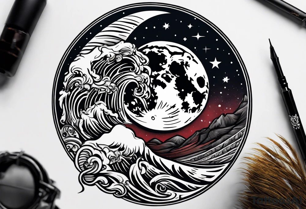 the moon is a harsh mistress tattoo idea