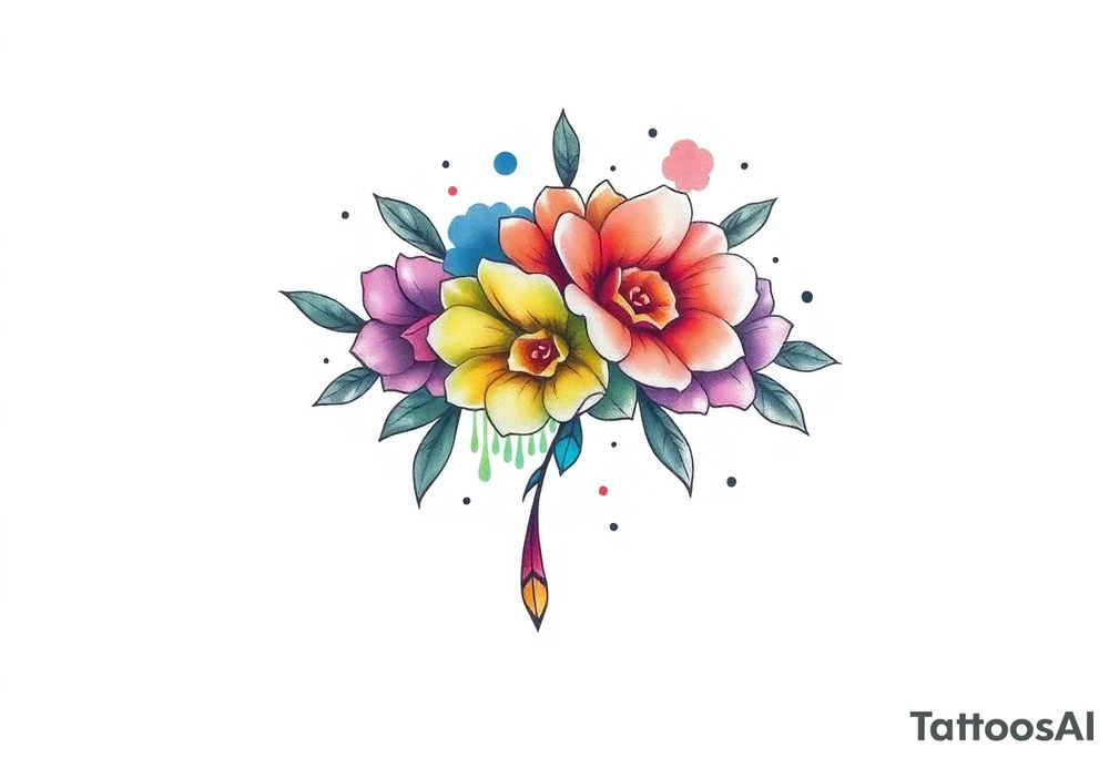 hip tattoo on the hip tattoo idea