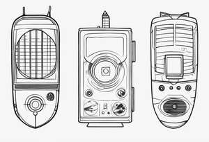 Tattoo in two parts, inspired by TV series. tattoo idea