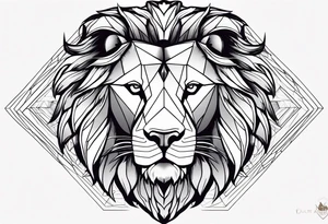 Tiger and giraffe stuffed animals tattoo idea