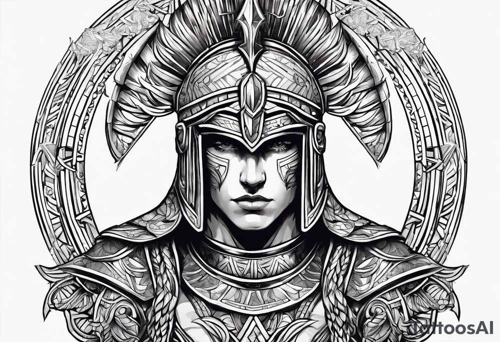 A gladiator tattoo idea
