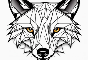 a wolf tattoo idea