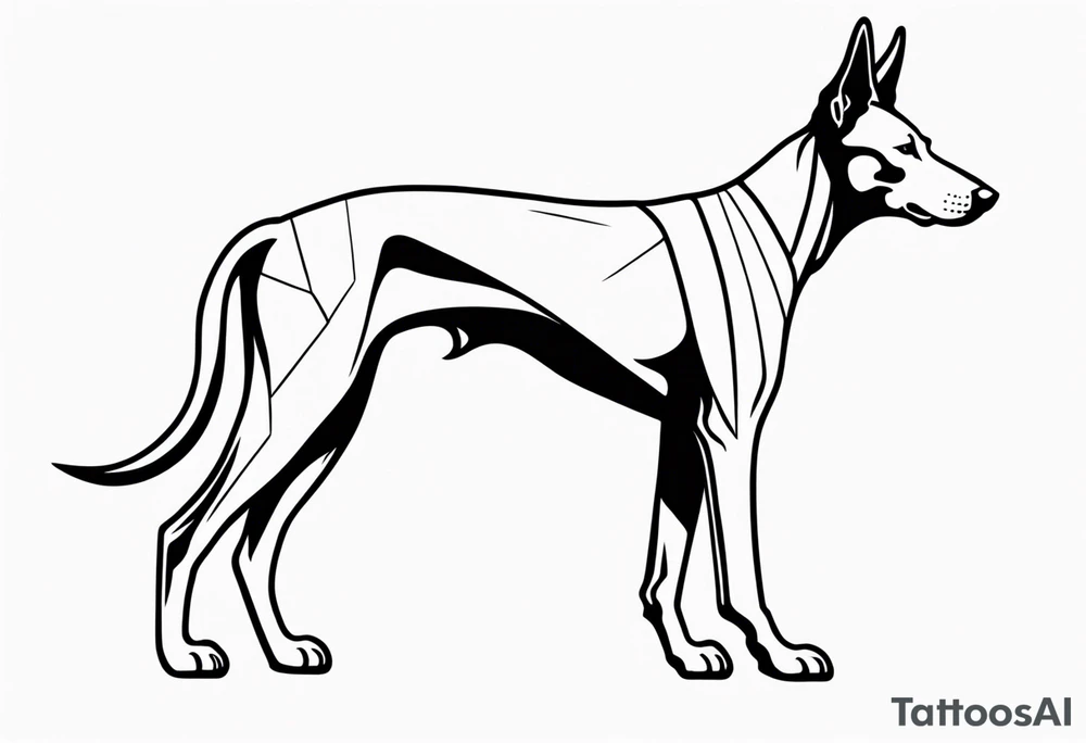 Pharaoh hound tattoo idea